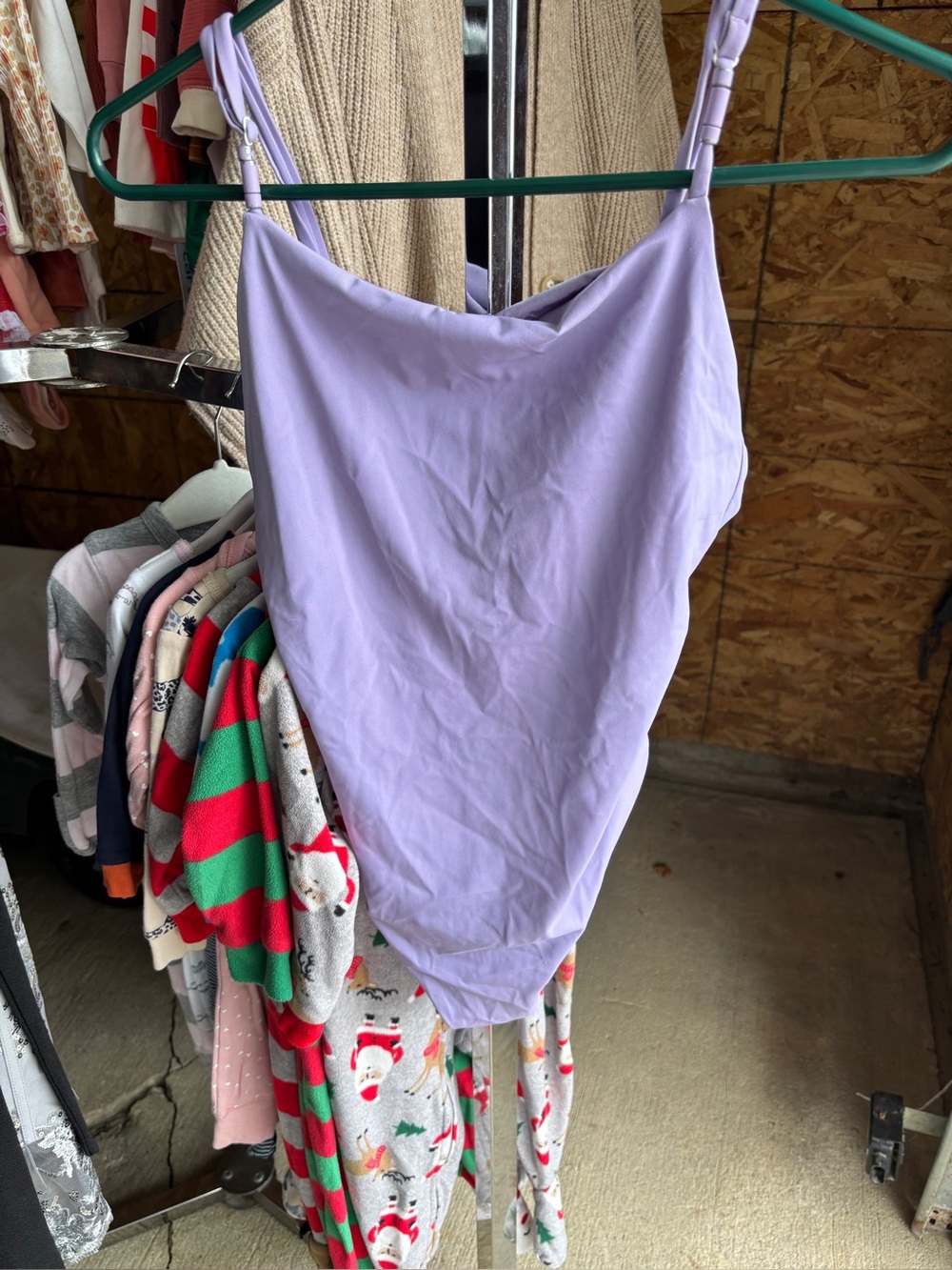 Onia Lavender One-Piece Swimsuit